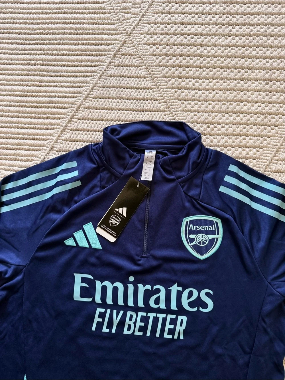 adidas Arsenal Navy and Teal Training Top & Pants Set